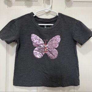 𝅺GAP| short sleeve butterfly shirt/blouse-size 3 years